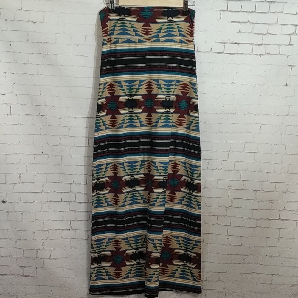 RUE 21 Aztec Maxi Skirt - Picture 1 of 4